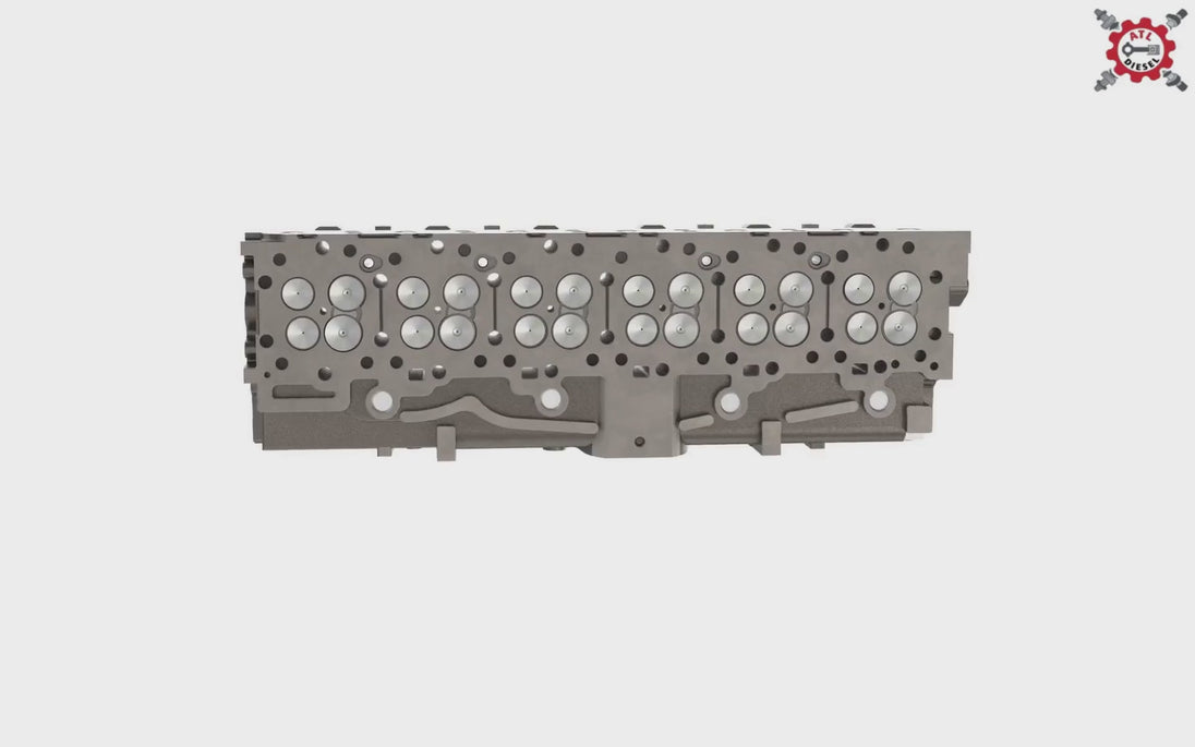 cylinder head 360 degree animation