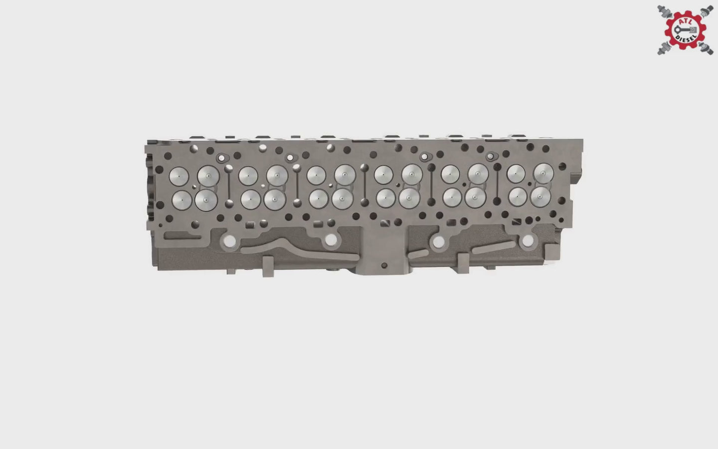 cylinder head 360 degree animation